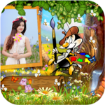 Funny Cartoon Photo Frame icon