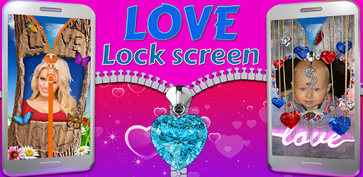 Love lock screen. Zipper. PC screenshot Love lock screen. Zipper. PC screenshot
