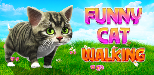 Funny walking cat PC screenshot