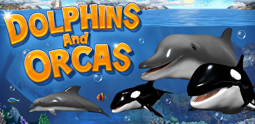 Dolphins and orcas wallpaper PC screenshot