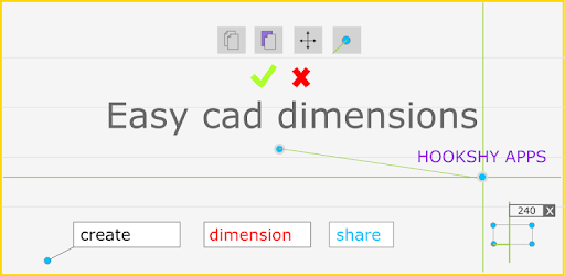 Easy CAD Dimensions PC screenshot Easy CAD Dimensions PC screenshot
