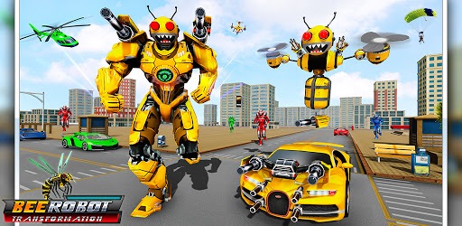 Bee Robot Car Transformation Game: Robot Car Games PC screenshot Bee Robot Car Transformation Game: Robot Car Games PC screenshot