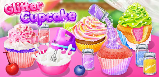 Glitter Cupcake - Trendy & Sparkly Desserts Food PC screenshot