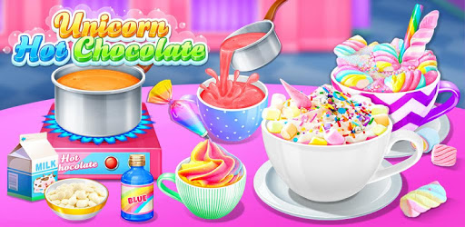 Unicorn Hot Chocolate - Dream Food Making Games PC screenshot