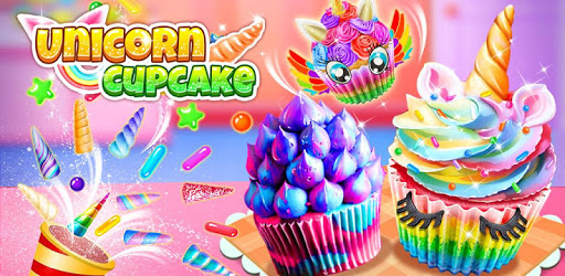 Unicorn Food - Sweet Rainbow Cupcake Desserts PC screenshot