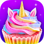 Unicorn Food - Sweet Rainbow Cupcake Desserts icon