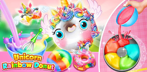 Unicorn Rainbow Donut - Sweet Desserts Bakery Chef PC screenshot Unicorn Rainbow Donut - Sweet Desserts Bakery Chef PC screenshot