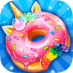 Unicorn Rainbow Donut - Sweet Desserts Bakery Chef icon