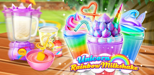 Unicorn Food - Sweet Rainbow Ice Cream Milkshake PC screenshot