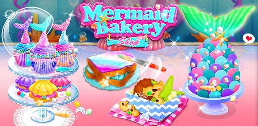 Mermaid Unicorn Cupcake Bakery Shop Cooking Game PC screenshot