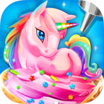 Rainbow Unicorn Ice Cream Food Maker Cooking Games icon