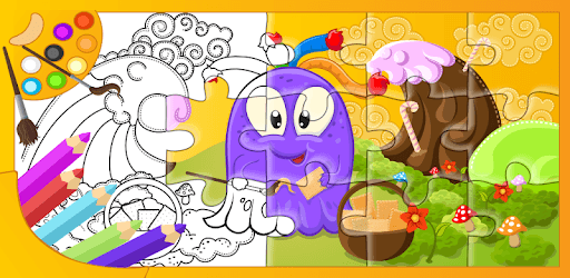 Coloring Pages and Puzzles Kid PC screenshot