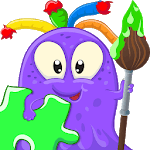 Coloring Pages and Puzzles Kid for PC