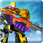 Gangster Super Transform Robot Flying Car Robo War icon