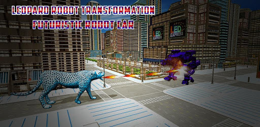 Futuristic Robot Car Transform: Leopard Robot Car PC screenshot