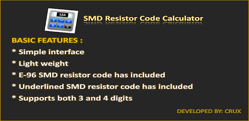 SMD Resistor Code Calculator PC screenshot