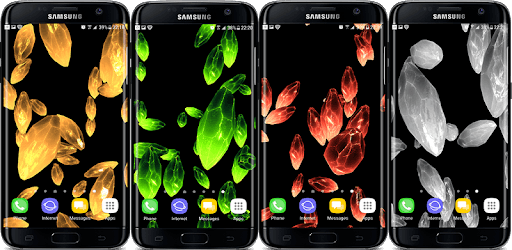 3D Crystals Particles Live Wallpaper PC screenshot