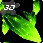3D Crystals Particles Live Wallpaper for PC
