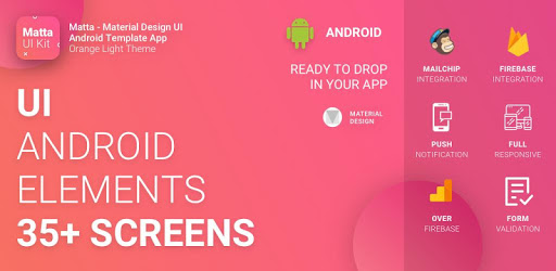 Matta - Material Design Android UI Template App for PC - Free Download ...