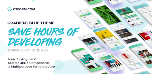 Ionic 3 UI/UX Components & Multipurpose Template PC screenshot