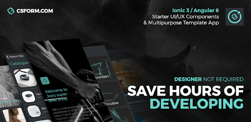 Ionic 3 UI/UX Components & Multipurpose Theme App PC screenshot