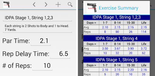 Dry Fire Par Time Tracker PC screenshot