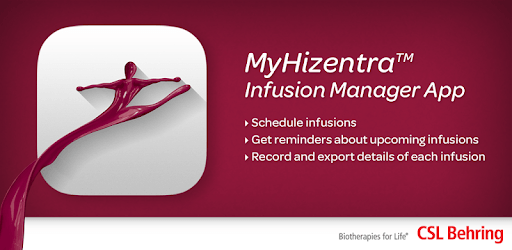 MyHizentra™ Infusion Manager PC screenshot MyHizentra™ Infusion Manager PC screenshot