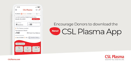 CSL Plasma PC screenshot