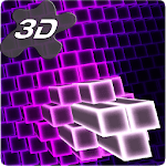 Neon Cube Cells 3D Live Wallpaper icon