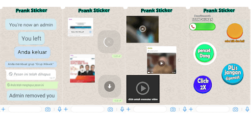Prank Sticker WaStickersApp PC screenshot