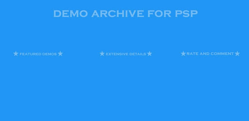 Demo Archive for PSP PC screenshot Demo Archive for PSP PC screenshot