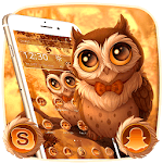Cute Autumn Owl Theme icon