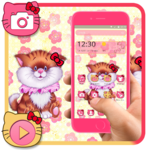 Pink Cute Kitty Theme icon