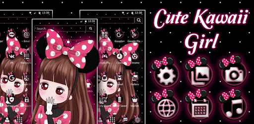Cute Pink Girl Theme PC screenshot