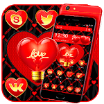 Cute Red Kitty Theme icon
