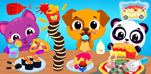 Cute & Tiny Food Trucks - Cooking with Baby Pets PC screenshot