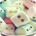 Cute Marshmallow cartoon Theme for android free icon