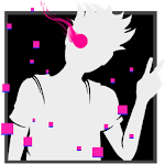 Sticker Parkour Running in the Dark icon