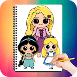 Drawing Cute Chibi Princess icon
