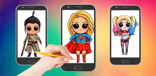 Drawing Cute Chibi Super Heroes PC screenshot
