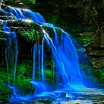 Blue Fall Magic LWP for PC