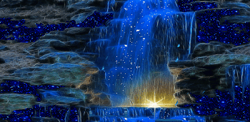 Magic Blue Fall LWP PC screenshot