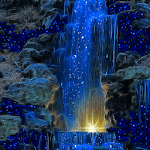 Magic Blue Fall LWP icon