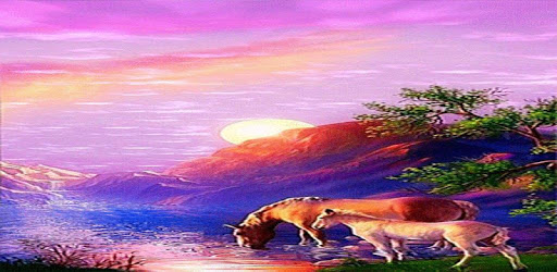 Thirsty Horses Live Wallpaper PC screenshot