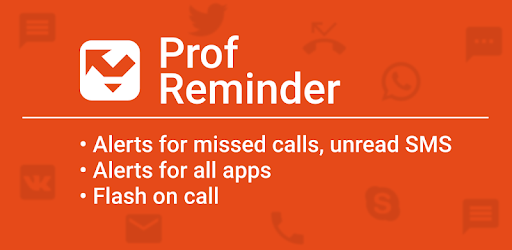 Missed call reminder, Flash on call PC screenshot
