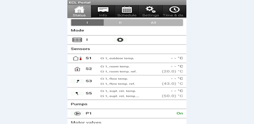 ECL Comfort 310 Portal PC screenshot