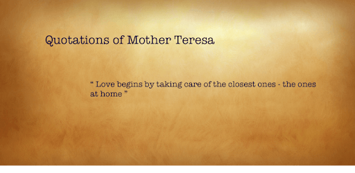 Quotations of Mother Teresa PC screenshot