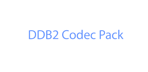 DDB2 Codec Pack PC screenshot