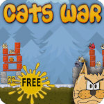 Angry Cats War: snowballs for PC