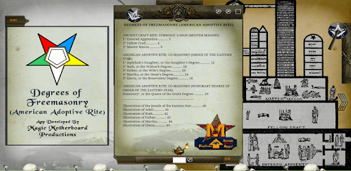 Degrees of Freemasonry (American Adoptive Rite) PC screenshot